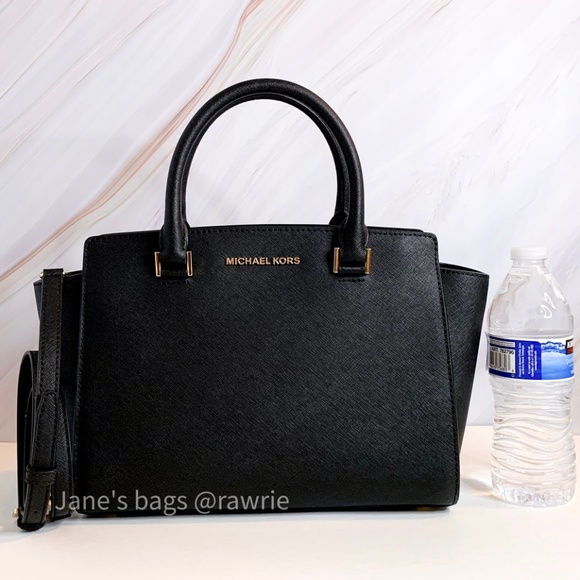 New MK Selma Medium Satchel & Matching Wallet Set - Picture 2 of 8